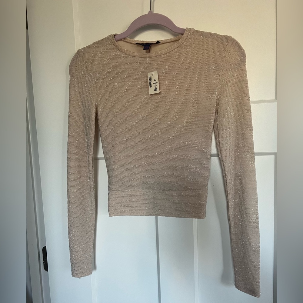 Aeropostale Rhinestone Crop Top 🤍 - XS